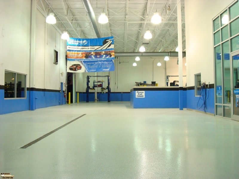 Seamless Epoxy Concrete Industrial Flooring & Coatings