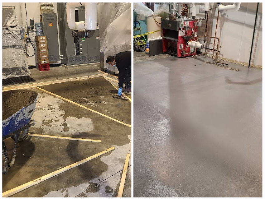 brewery flooring install