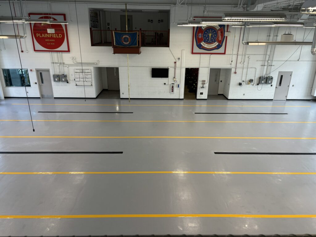 Flow Resin SL Fire Station flooring